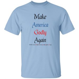 Make America Godly Again Men's tee shirt