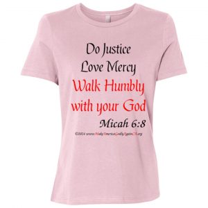 Do justice Ladies' tee shirt