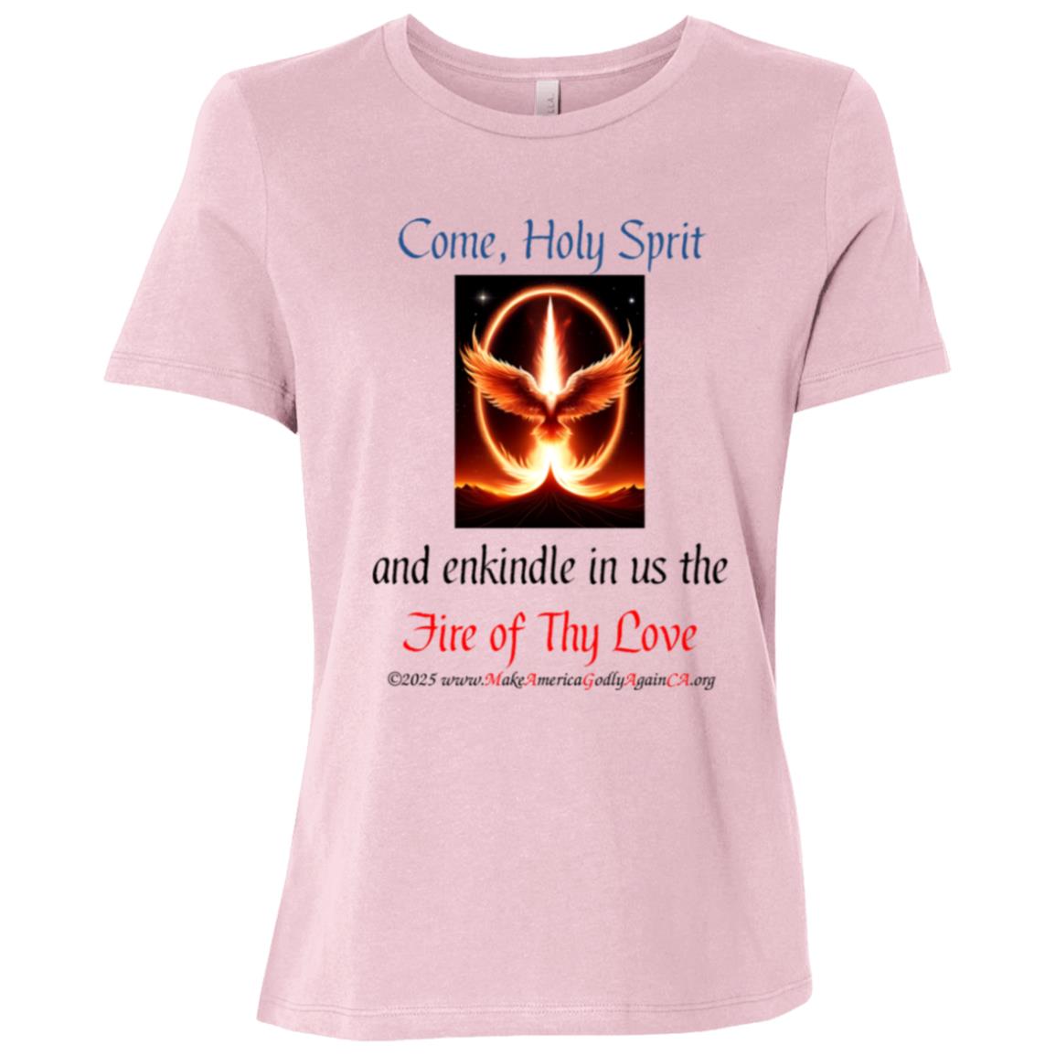 Come Holy Spirit Ladies' tee shirt