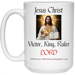Christ Victor King 15 oz. mug