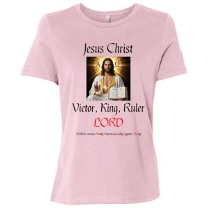 Christ Victor King Ladie's tee shirt
