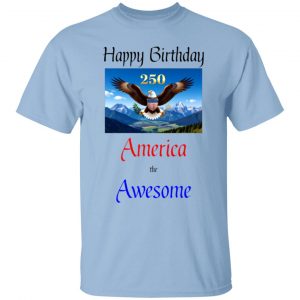 America 250 Birthday Youth t-shirt